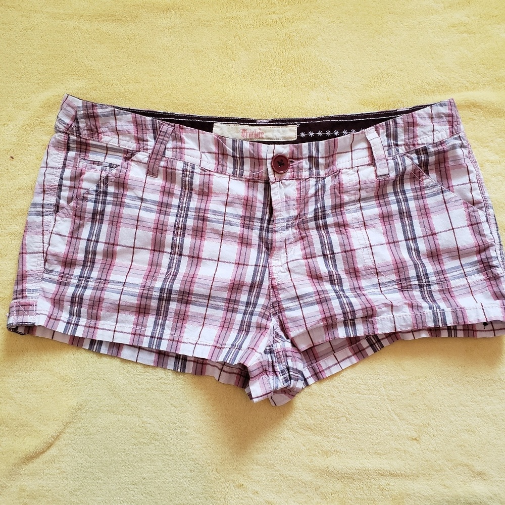 Plaid shorts